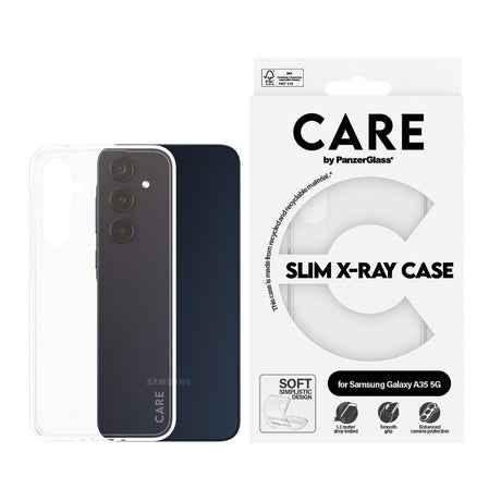 CARE by PanzerGlass Samsung A35 (5G) FASHION X-Ray Soft Basic Case - Transparent