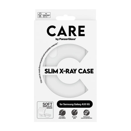 CARE by PanzerGlass Samsung A35 (5G) FASHION X-Ray Soft Basic Case - Transparent