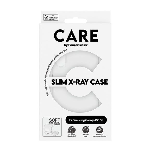 CARE by PanzerGlass Samsung A35 (5G) FASHION X-Ray Soft Basic Case - Transparent