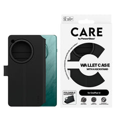 CARE by PanzerGlass OnePlus 12 Feature Wallet Case m. Ståfunktion - Sort