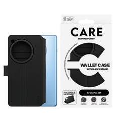 CARE by PanzerGlass OnePlus 12R Feature Wallet Case m. Ståfunktion - Sort