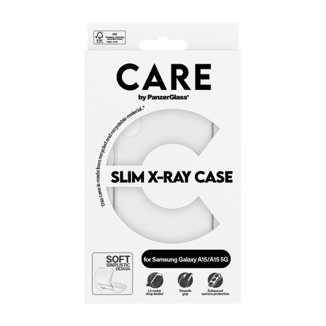 CARE by PanzerGlass Samsung A15 / A15 (5G) FASHION X-Ray Soft Basic Case - Transparent