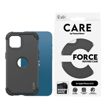CARE by PanzerGlass iPhone 14 / 13 Fashionable FORCE Case - Sort