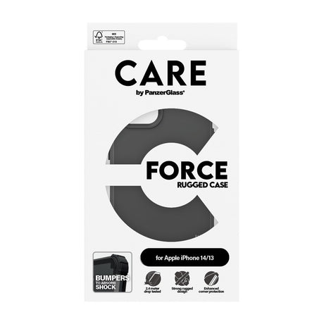 CARE by PanzerGlass iPhone 14 / 13 Fashionable FORCE Case - Sort