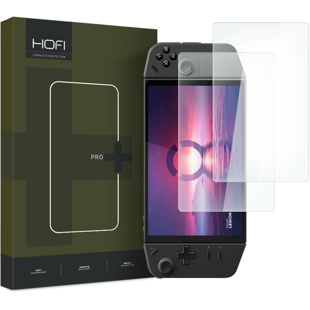Lenovo Legion Go HOFI Glass Pro+ Skærmbeskyttelse - 2-Pak - Gennemsigtig
