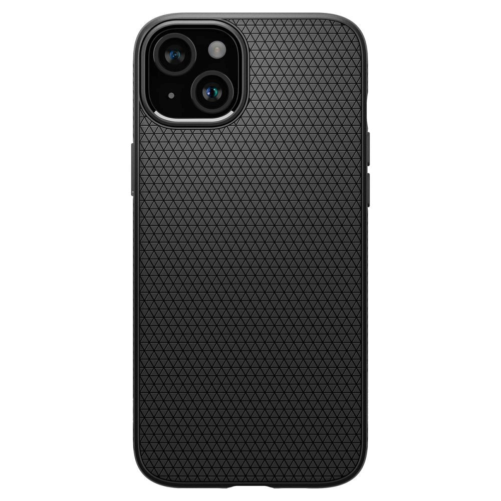 iPhone 15 Spigen Liquid Air Cover - Sort