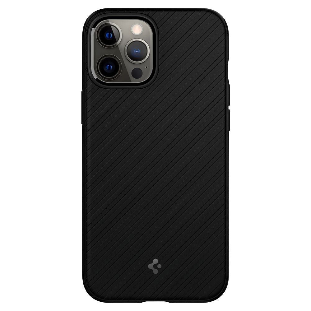 iPhone 12 / 12 Pro Spigen Mag Armor Cover - MagSafe Kompatibel - Matte Black