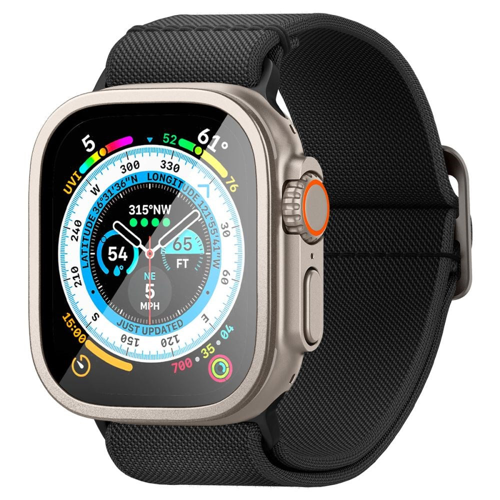 Apple Watch Ultra 3/2/1 (49mm) Spigen GLAS.tR Slim Pro Skærmbeskyttelse - Titanium