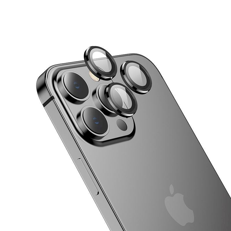 iPhone 13 Pro / 13 Pro Max HOFI Camring Pro Plus - Kameralinse Glas - Sort Kant