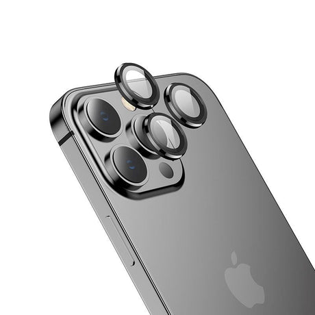 iPhone 13 Pro / 13 Pro Max HOFI Camring Pro Plus - Kameralinse Glas - Sort Kant