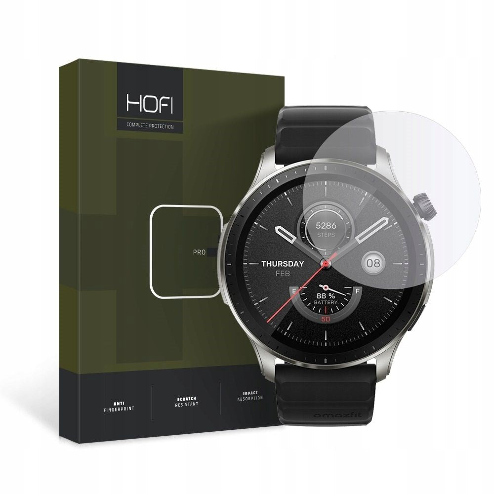 Amazfit GTR 4 HOFI Glass Pro+ Skærmbeskyttelse - Gennemsigtig
