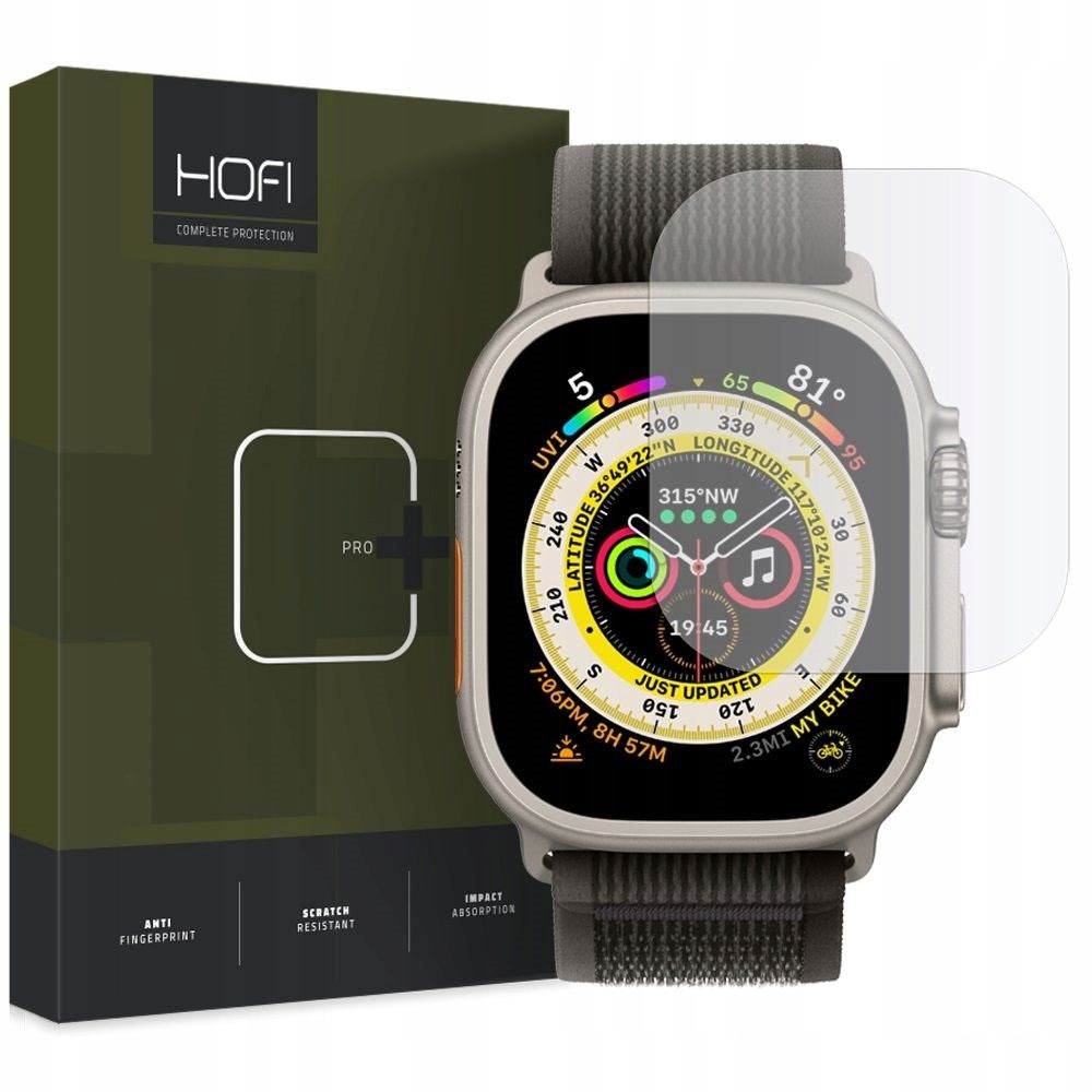 Apple Watch Ultra 3/2/1 (49mm) HOFI Glass Pro+ Skærmbeskyttelse - Gennemsigtig