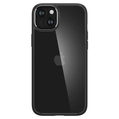 iPhone 15 Plus Spigen Ultra Hybrid Cover - Gennemsigtig / Sort