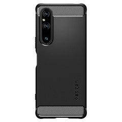 Sony Xperia 1 V Spigen Rugged Armor Cover - Mat Sort