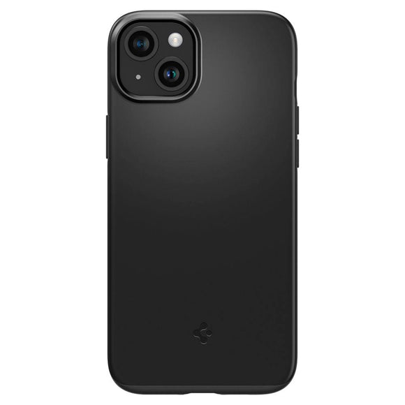 iPhone 15 Spigen Thin Fit Cover - Sort