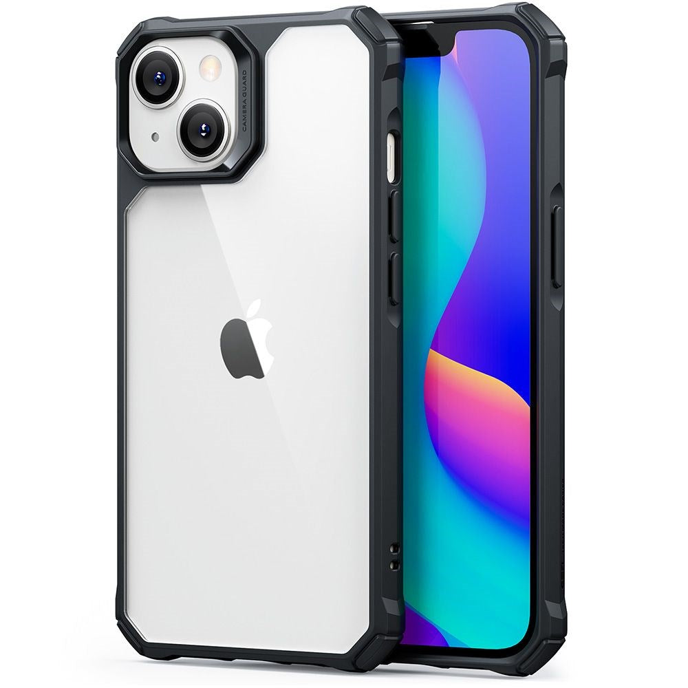 iPhone 14 Plus Cover ESR Air Armor Clear Hard Case - Gennemsigtig / Sort