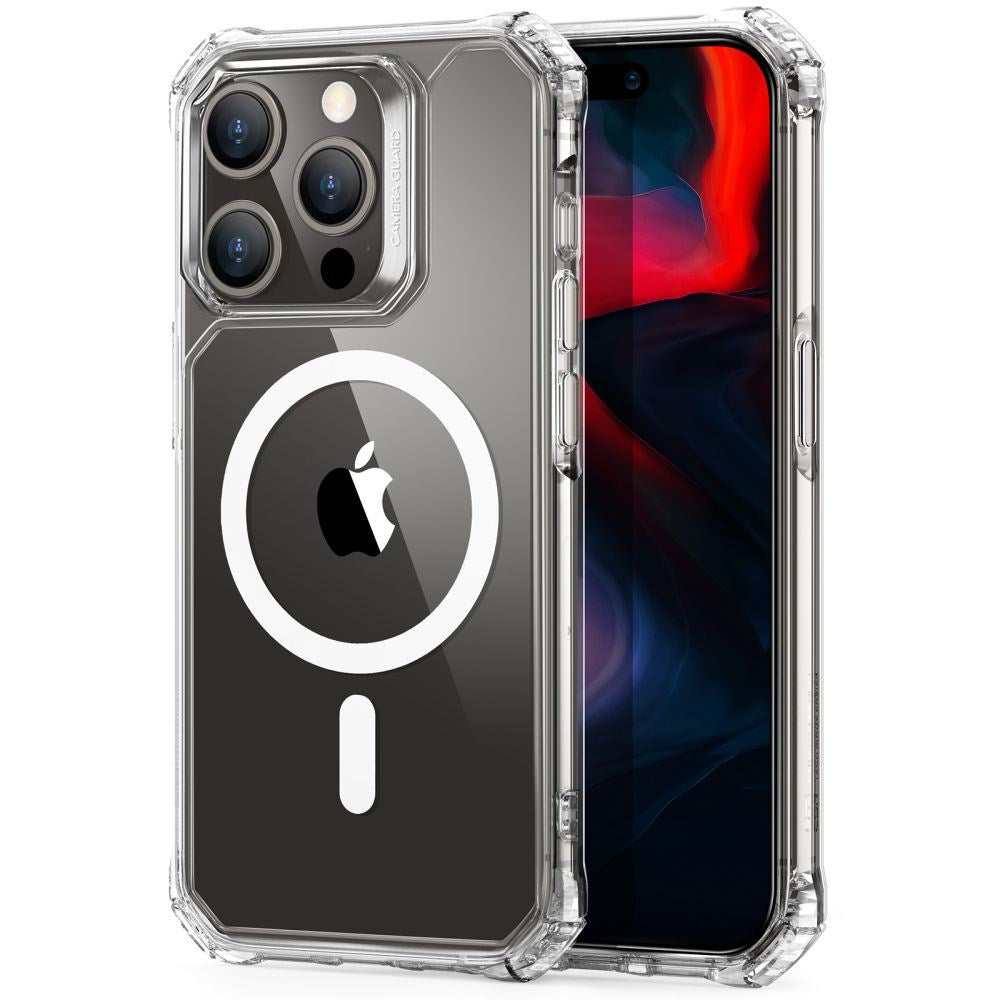 iPhone 15 Pro ESR Air Armor Halolock Cover - MagSafe Kompatibel - Gennemsigtig