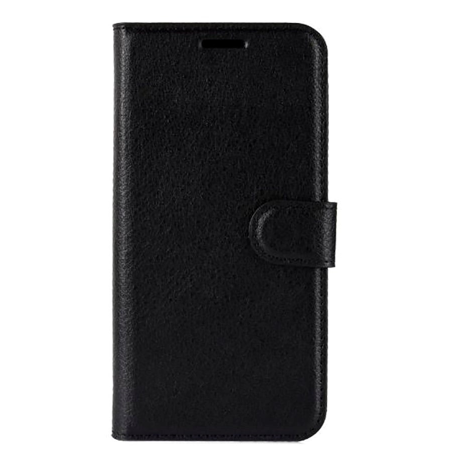 OnePlus 7 Pro Litchi Texture Læder Cover m. Pung Sort