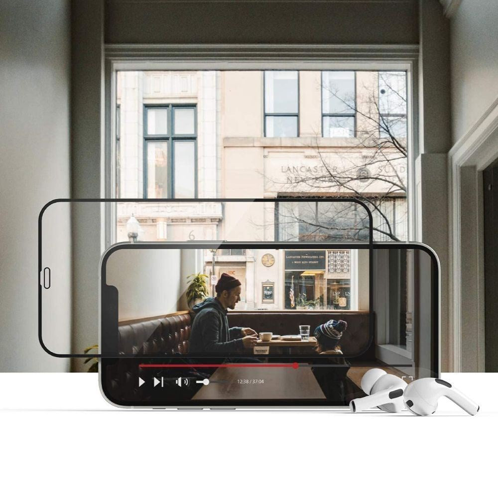 Samsung Galaxy S24 Hofi Glass Pro+ Hærdet Glas Skærmbeskyttelse - Case Friendly - 2-Pak - Sort Kant