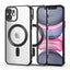 iPhone 11 Tech-Protect MagShine Cover - MagSafe Kompatibel - Gennemsigtig / Sort
