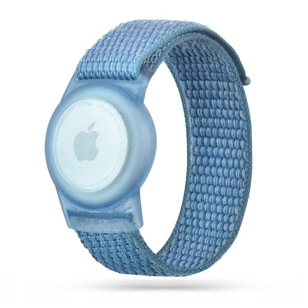 Apple AirTag 1. & 2. Gen. Rem til Børn - Tech-Protect Nylon - Blå