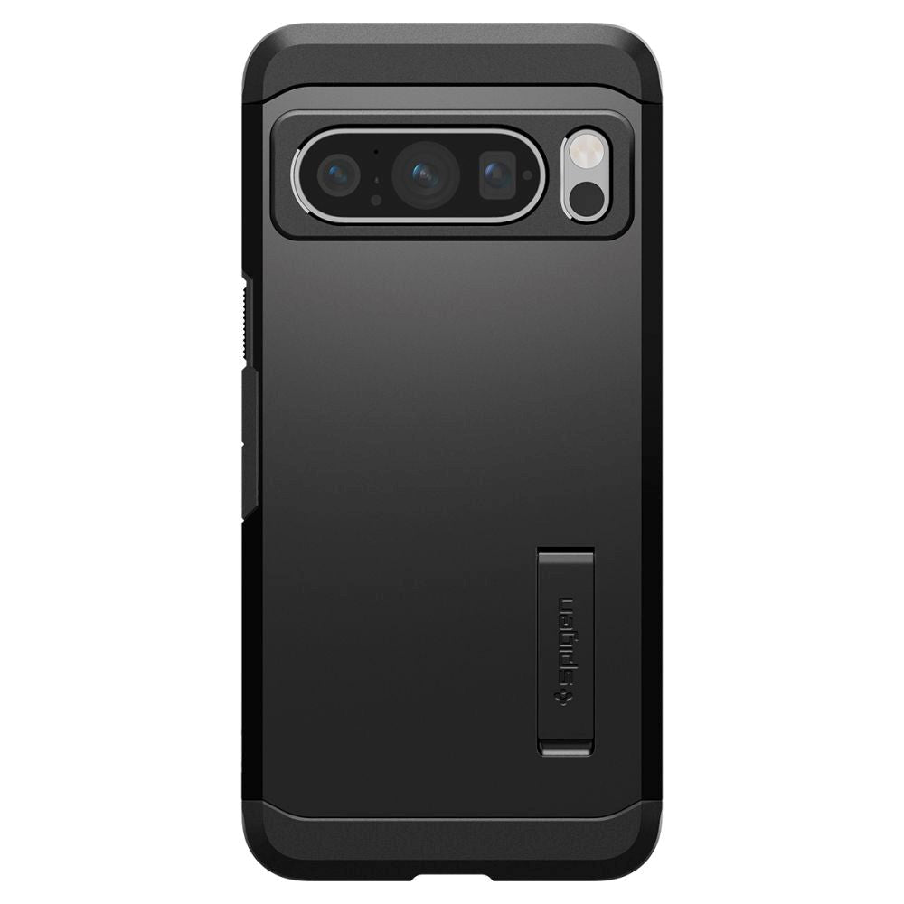 Google Pixel 8 Pro Spigen Tough Armor Cover m. Kickstand - Sort