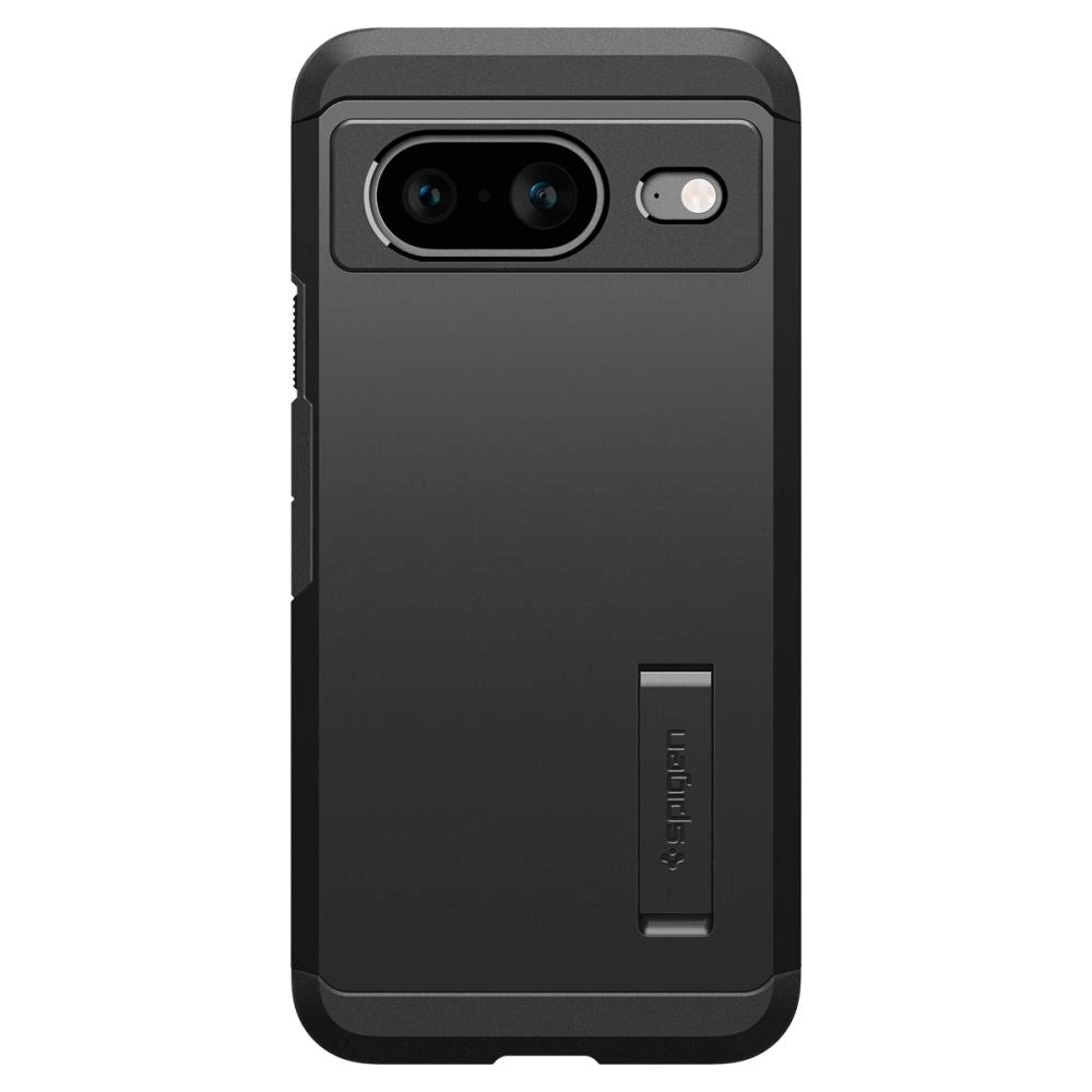 Google Pixel 8 Spigen Tough Armor Cover m. Kickstand - Sort