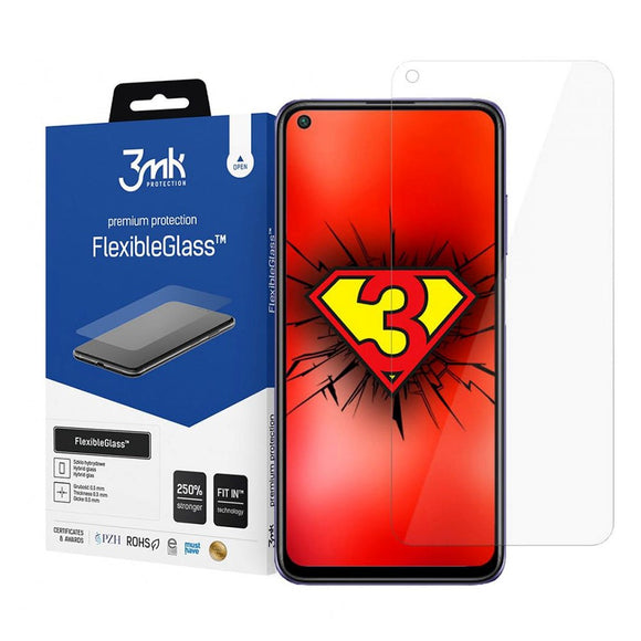 Xiaomi Redmi Note 9T (5G) 3mk FlexibleGlass Skærmbeskyttelse - Gennemsigtig