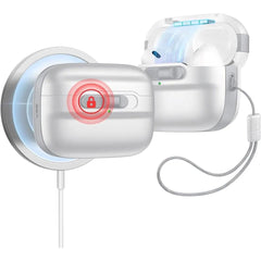 ESR AirPods Pro (1. & 2. Gen.) HaloLock Pulse Cover - MagSafe Kompatibel - Hvid