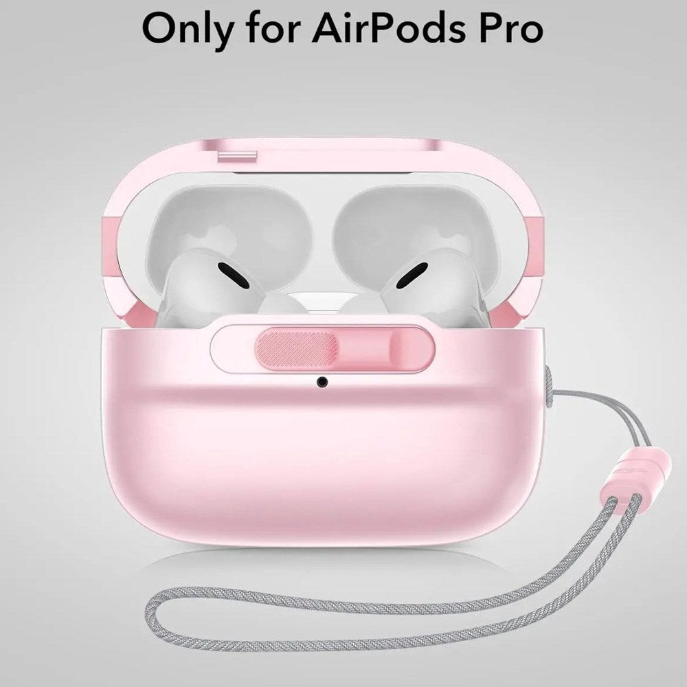 ESR AirPods Pro (1. & 2. Gen.) HaloLock Pulse Cover - MagSafe Kompatibel - Lyserød