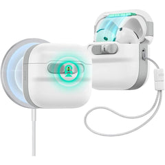 ESR AirPods (4. Gen.) HaloLock Pulse Cover - MagSafe Kompatibel - Hvid