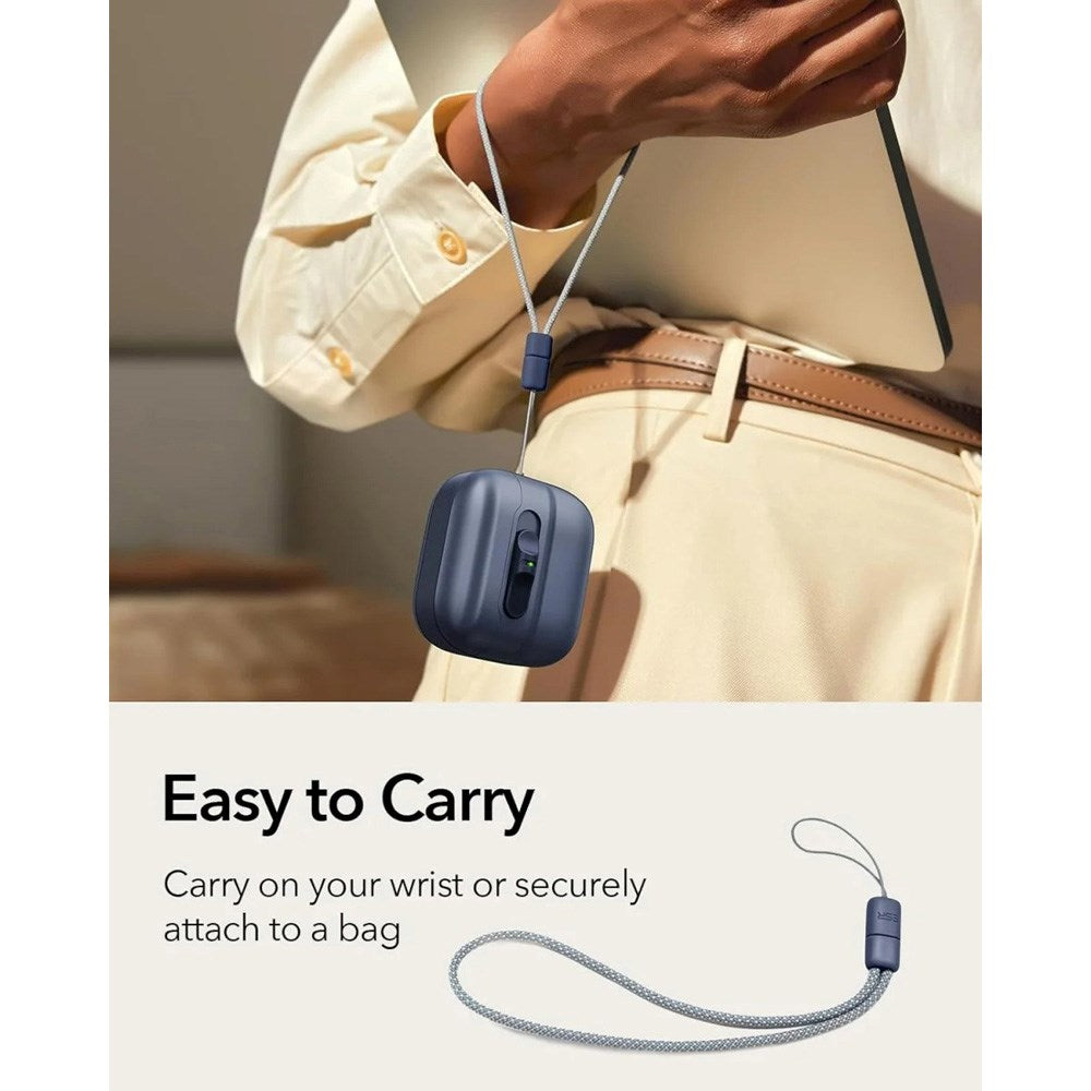 ESR AirPods (4. Gen.) HaloLock Pulse Cover - MagSafe Kompatibel - Blå