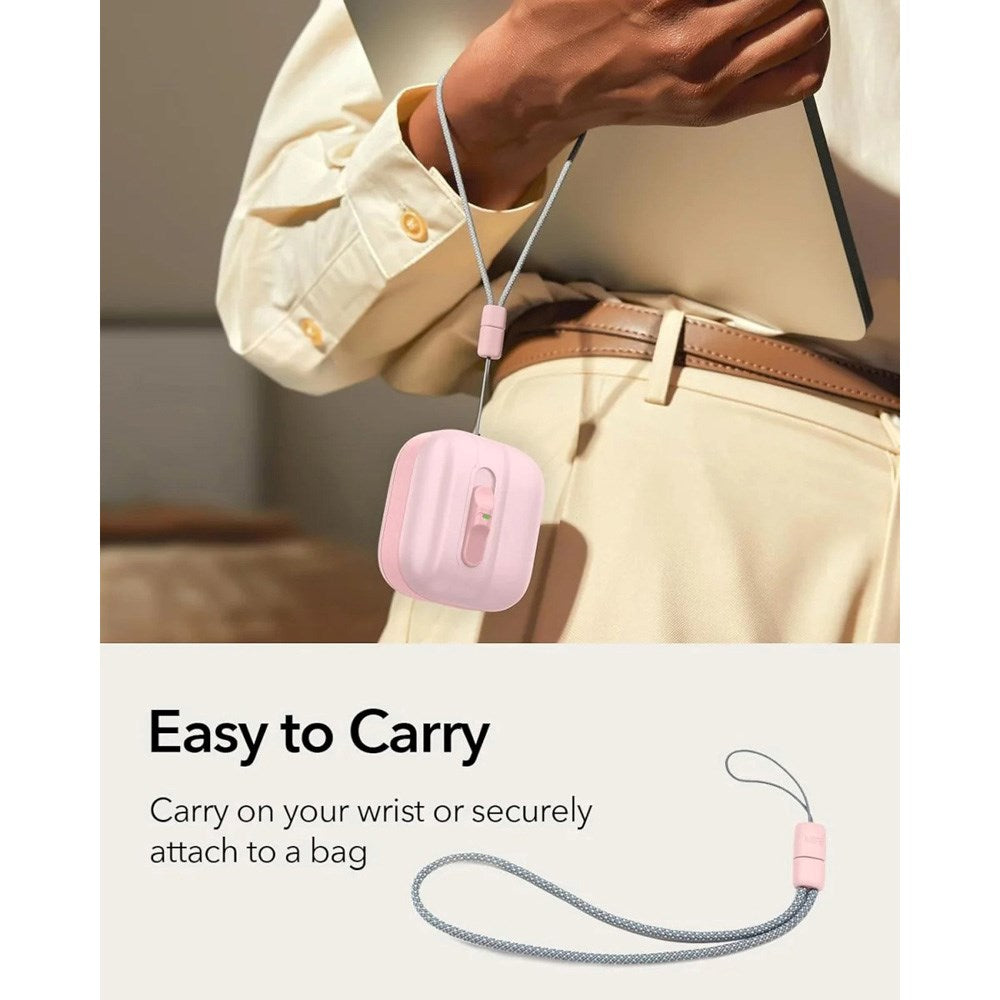 ESR AirPods (4. Gen.) HaloLock Pulse Cover - MagSafe Kompatibel - Lyserød