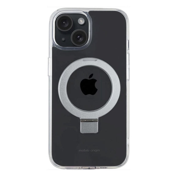 iPhone 15 Mobile Origin RingMag Fleksibelt Plastik Cover - Gennemsigtig