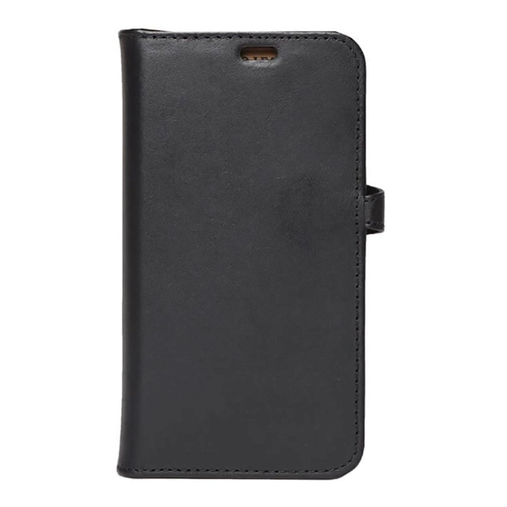 iPhone 12 Mini Buffalo Wallet Ægte Læder Magnet Cover m. Pung - Sort