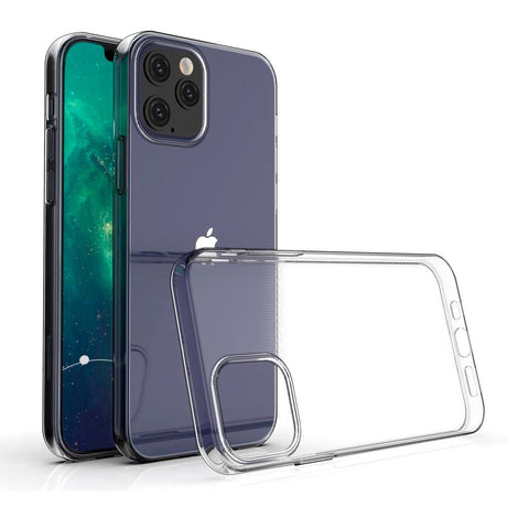iPhone 12 / 12 Pro Bump Safe Fleksibelt Plastik Cover - Gennemsigtig