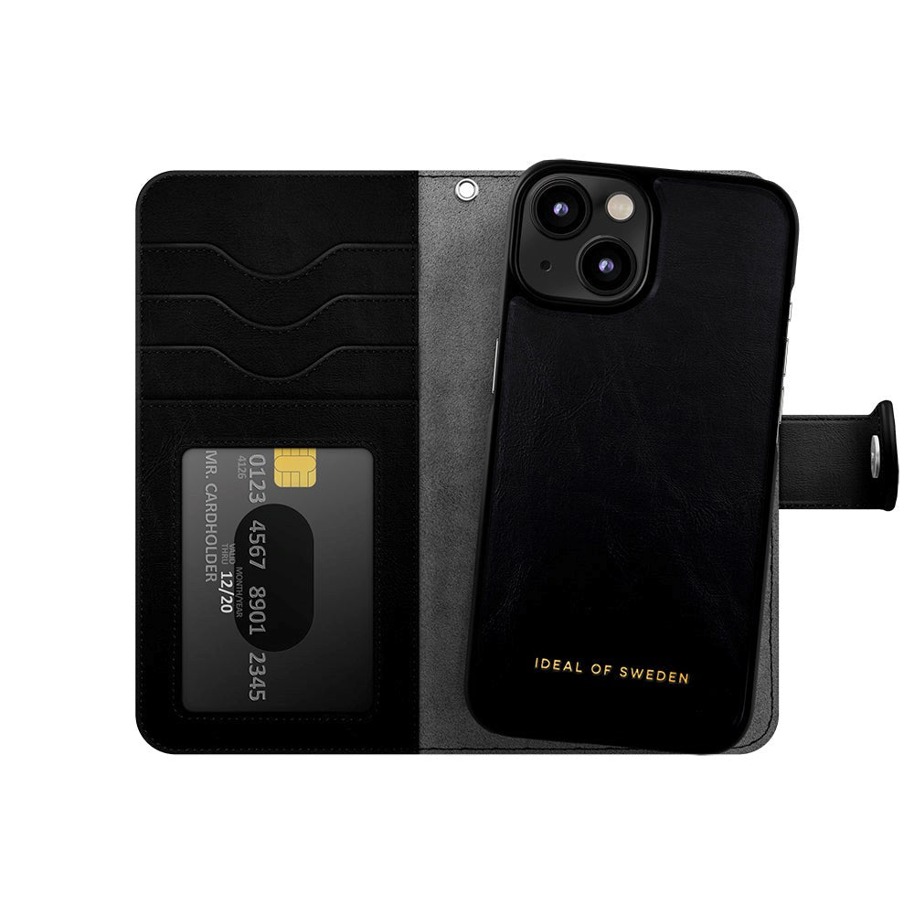 iDeal Of Sweden iPhone 14 / 13 Magnet Wallet+ Cover - Sort
