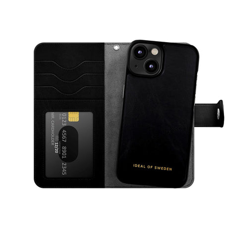 iDeal Of Sweden iPhone 14 / 13 Magnet Wallet+ Cover - Sort