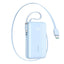 Joyroom JR-PR2 35W PowerBank m. Udtrækkeligt USB-C Kabel & Indbygget USB-C Kabel - 10.000 mAh - Lyseblå