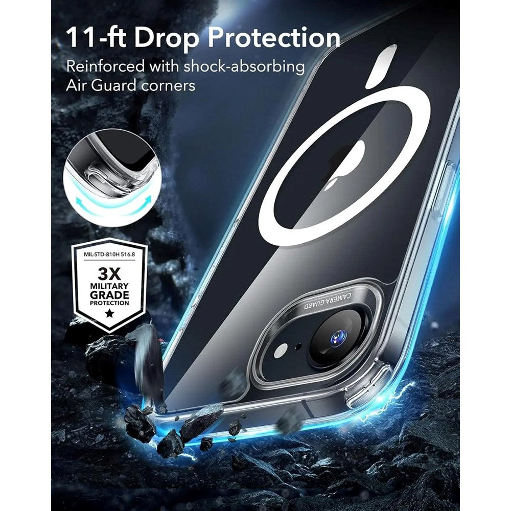 ESR iPhone 17e / 16e Classic Hybrid Cover - MagSafe Kompatibel - Gennemsigtig
