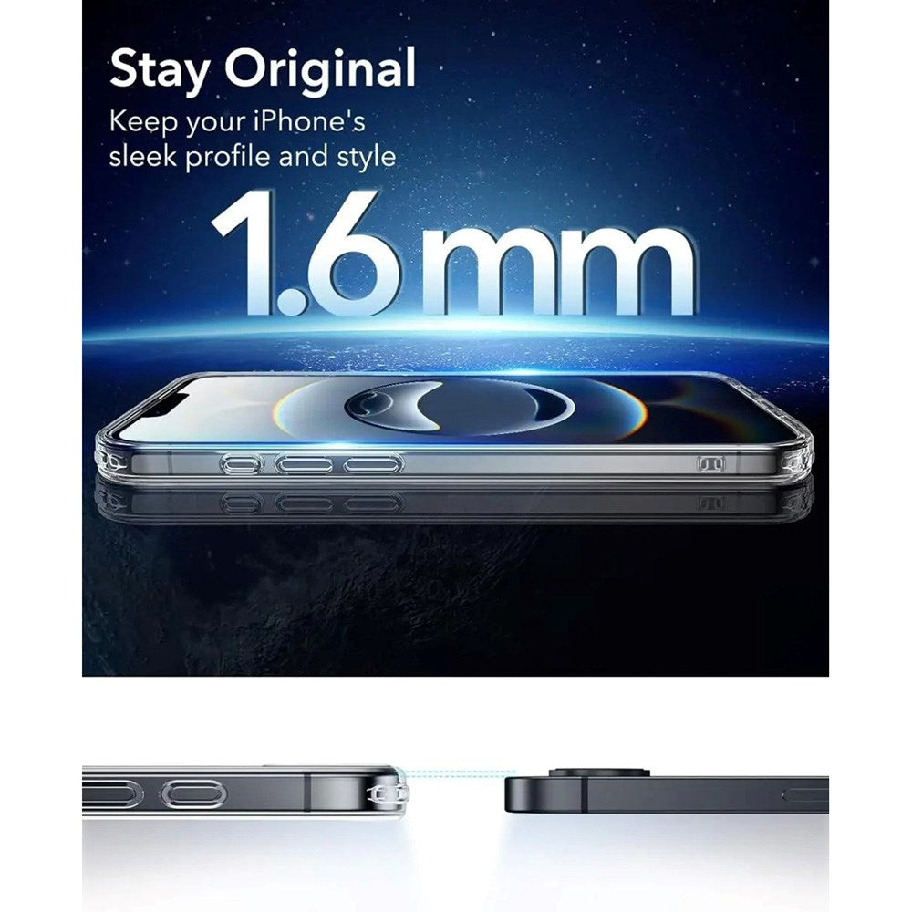 ESR iPhone 17e / 16e Classic Hybrid Cover - MagSafe Kompatibel - Gennemsigtig