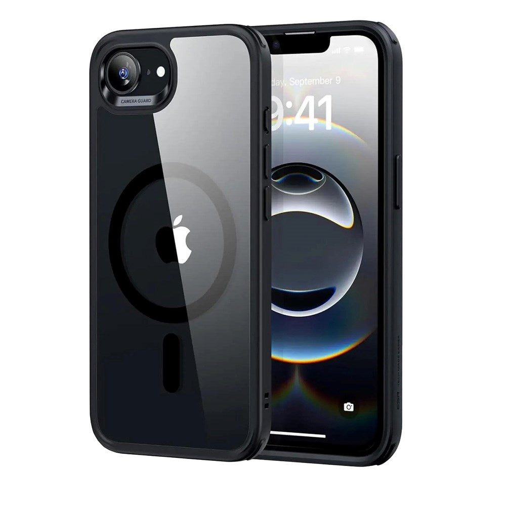 ESR iPhone 17e / 16e Classic Hybrid Cover - MagSafe Kompatibel - Gennemsigtig / Sort