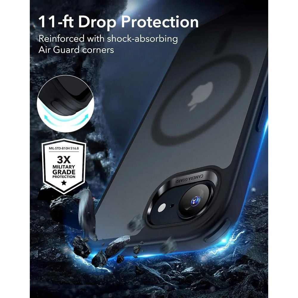 ESR iPhone 17e / 16e Classic Hybrid Cover - MagSafe Kompatibel - Mat Sort