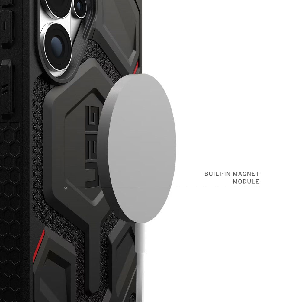Samsung Galaxy S26 Ultra UAG Monarch Pro Kevlar Hybrid Cover - MagSafe Kompatibel - Sort