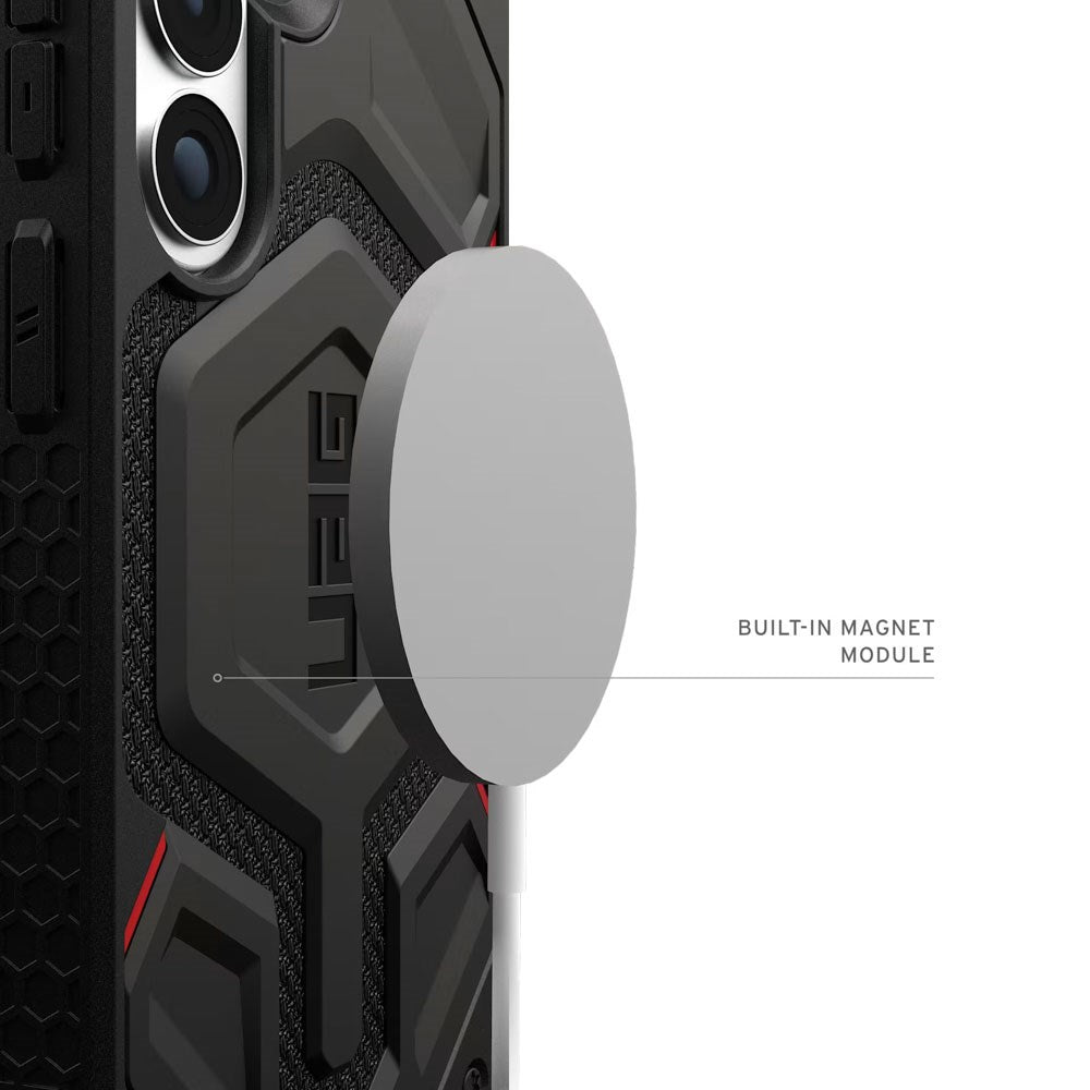 Samsung Galaxy S26+ (Plus) UAG Monarch Pro Kevlar Hybrid Cover - MagSafe Kompatibel - Sort