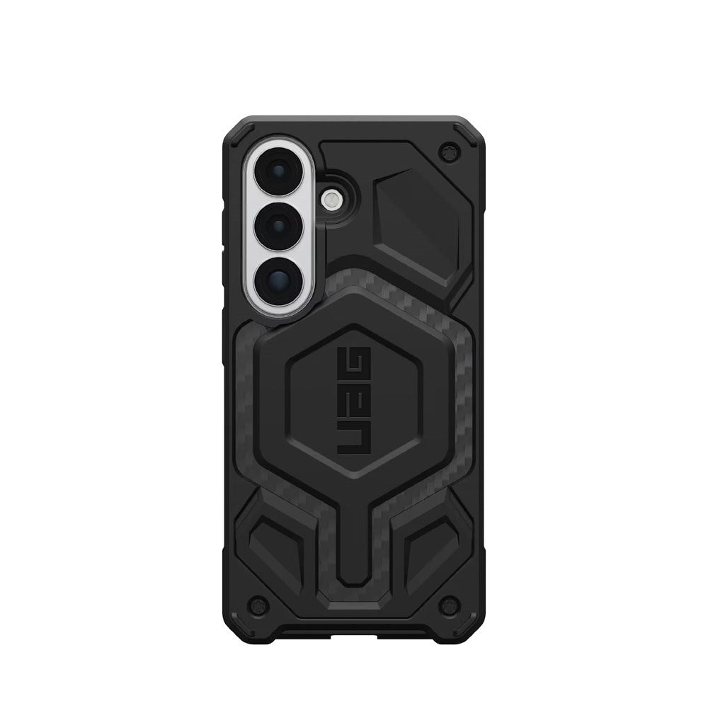 Samsung Galaxy S26 UAG Monarch Pro Carbon Hybrid Cover - MagSafe Kompatibel - Sort