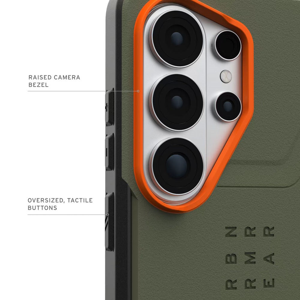 Samsung Galaxy S26 Ultra UAG Civilian Cover - MagSafe Kompatibel - Grøn / Orange