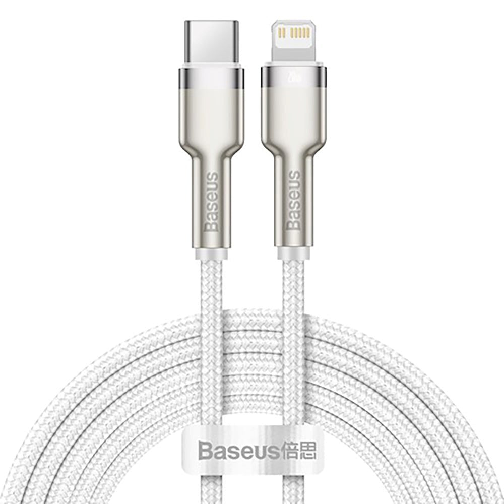 Baseus Cafule USB-C til Lightning Kabel PD 20W - 2m - Hvid