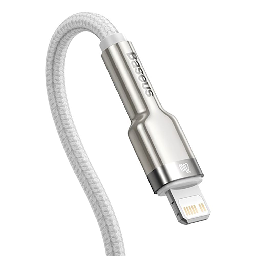 Baseus Cafule USB-C til Lightning Kabel PD 20W - 2m - Hvid