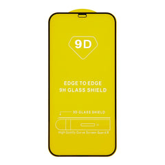 iPhone 14 Pro Unipha Hærdet Glas - Full Fit Skærmbeskyttelse - Gennemsigtig / Sort Kant